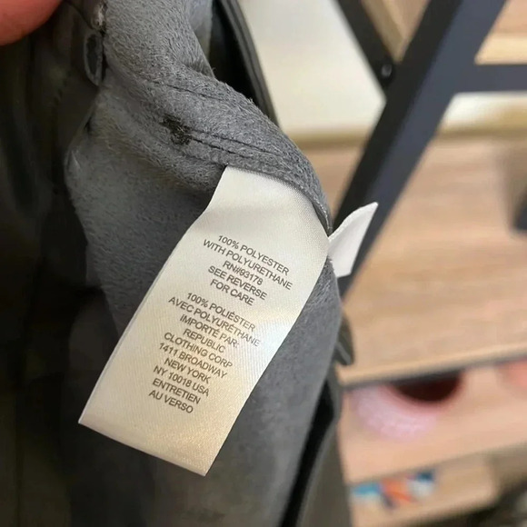 TRUTH by Republic NWT Faux Leather Olive Green Pants - Picture 7 of 8